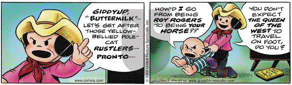 Nancy on Tuesday January 27, 2009 Comic Strip