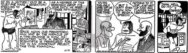 Alley Oop on Monday November 14, 1949 Comic Strip