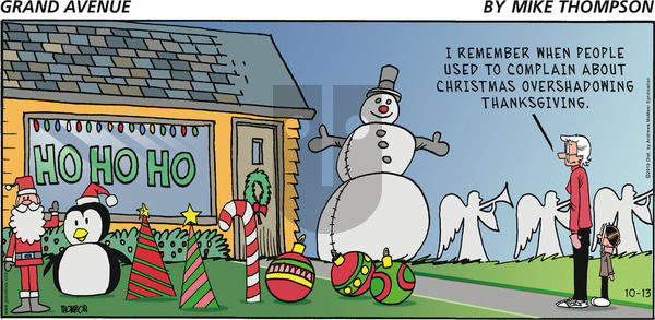 Grand Avenue on Sunday October 13, 2019 Comic Strip