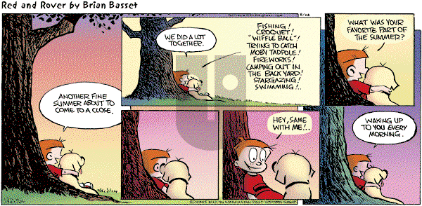 Red and Rover on Sunday August 28, 2005 Comic Strip