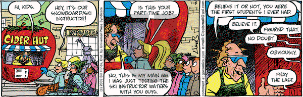 Cleats on Monday January 5, 2009 Comic Strip