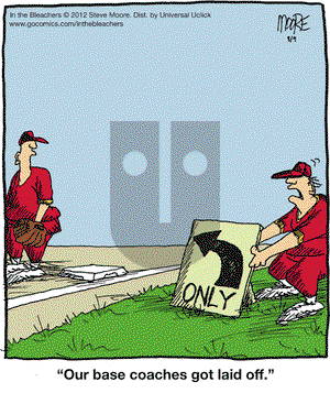 In the Bleachers on Thursday August 9, 2012 Comic Strip