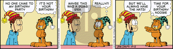 Garfield on Friday October 12, 2012 Comic Strip