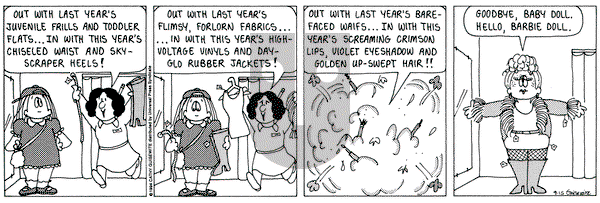 Cathy Classics on Thursday September 15, 1994 Comic Strip