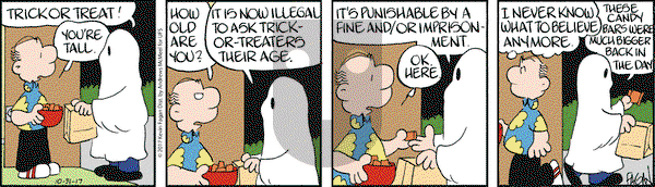Drabble on Tuesday October 31, 2017 Comic Strip