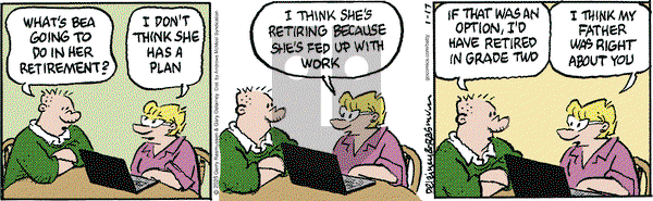 Betty - Friday January 17, 2025 Comic Strip