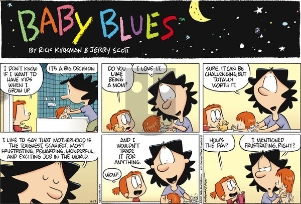 Baby Blues on Sunday August 23, 2020 Comic Strip