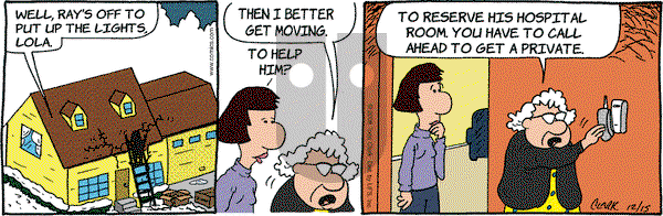 Lola on Monday December 15, 2008 Comic Strip
