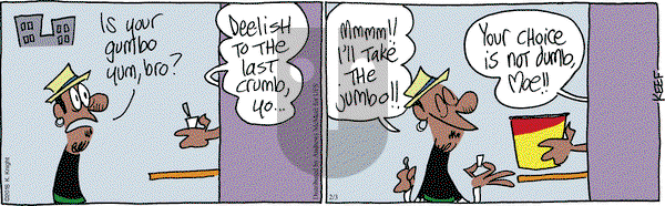 The Knight Life on Saturday February 3, 2018 Comic Strip