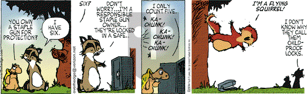 Over the Hedge on Tuesday June 7, 2011 Comic Strip