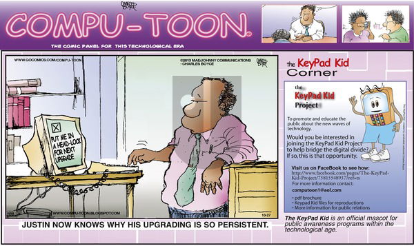 Compu-toon on Sunday October 27, 2013 Comic Strip