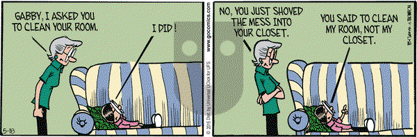 Grand Avenue on Monday May 18, 2015 Comic Strip