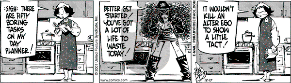 Rose is Rose on Monday December 17, 2001 Comic Strip