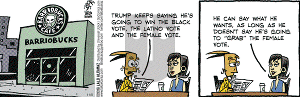 La Cucaracha on Saturday November 5, 2016 Comic Strip