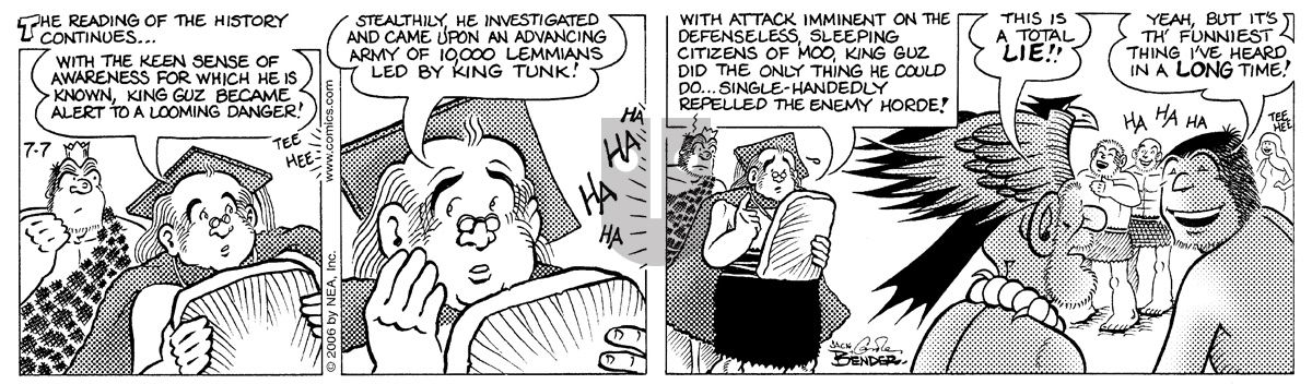 Alley Oop - Friday July 7, 2006 Comic Strip