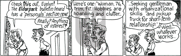 The Elderberries on Sunday March 25, 2007 Comic Strip