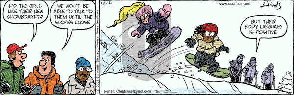 Cleats on Saturday December 31, 2005 Comic Strip