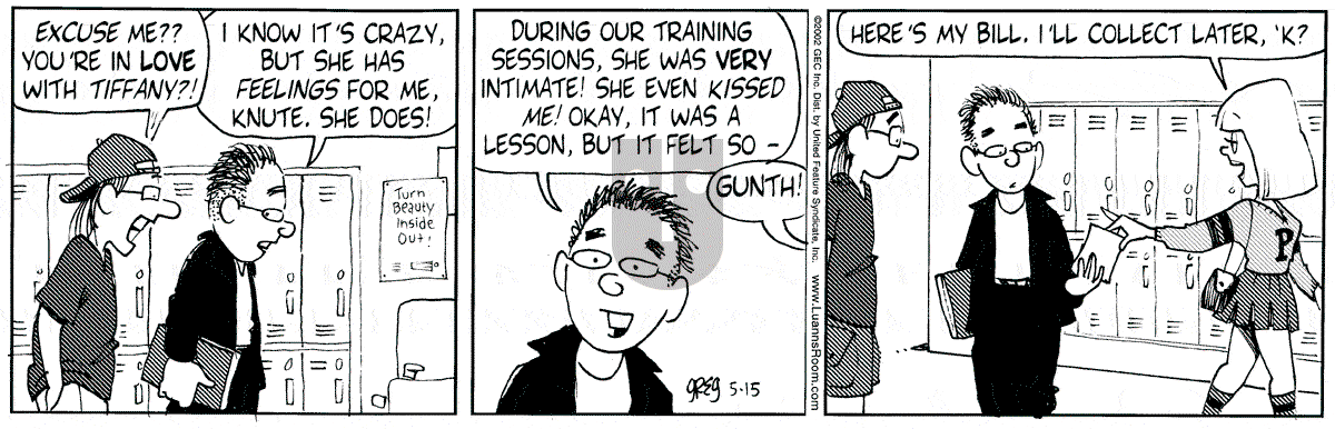 Luann - Wednesday May 15, 2002 Comic Strip