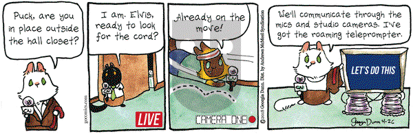 Breaking Cat News on Thursday April 26, 2018 Comic Strip