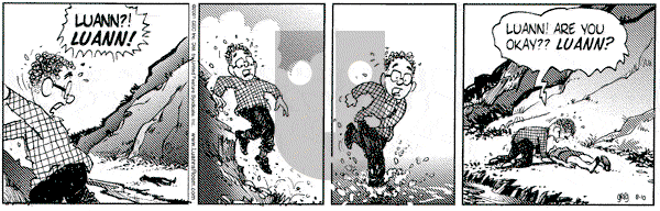 Luann on Friday August 10, 2001 Comic Strip