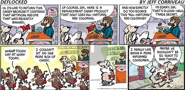 DeFlocked on Sunday April 6, 2025 Comic Strip