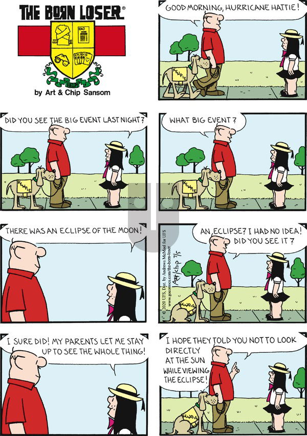 The Born Loser on Sunday July 5, 2020 Comic Strip