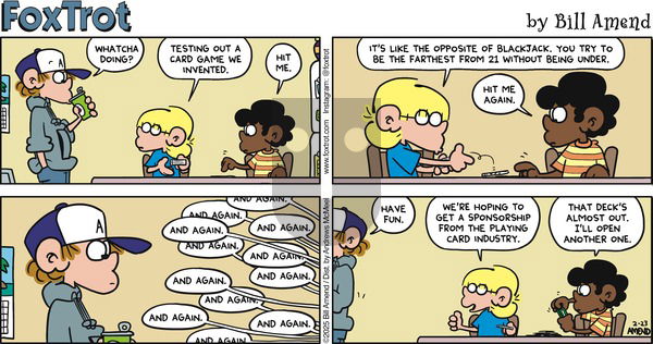 FoxTrot on Sunday February 23, 2025 Comic Strip