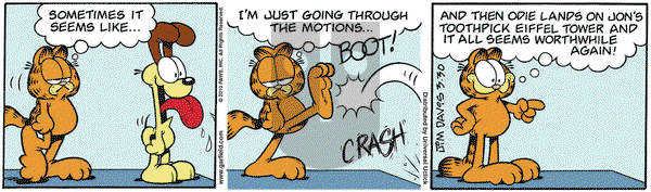 Garfield on Tuesday March 30, 2010 Comic Strip