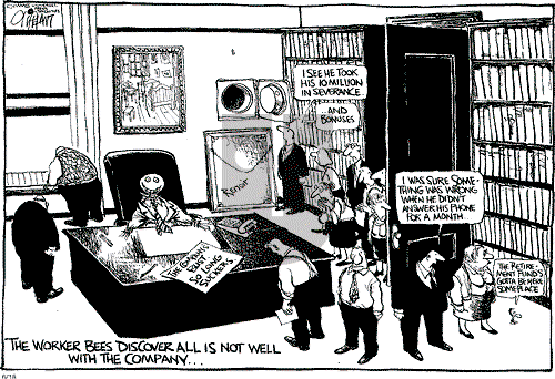 Pat Oliphant on Tuesday June 18, 2002 Comic Strip