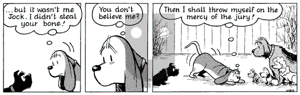 Fred Basset on Thursday March 18, 2004 Comic Strip