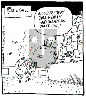 Reality Check on Monday February 3, 2003 Comic Strip