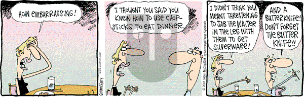 The Duplex on Friday February 9, 2001 Comic Strip