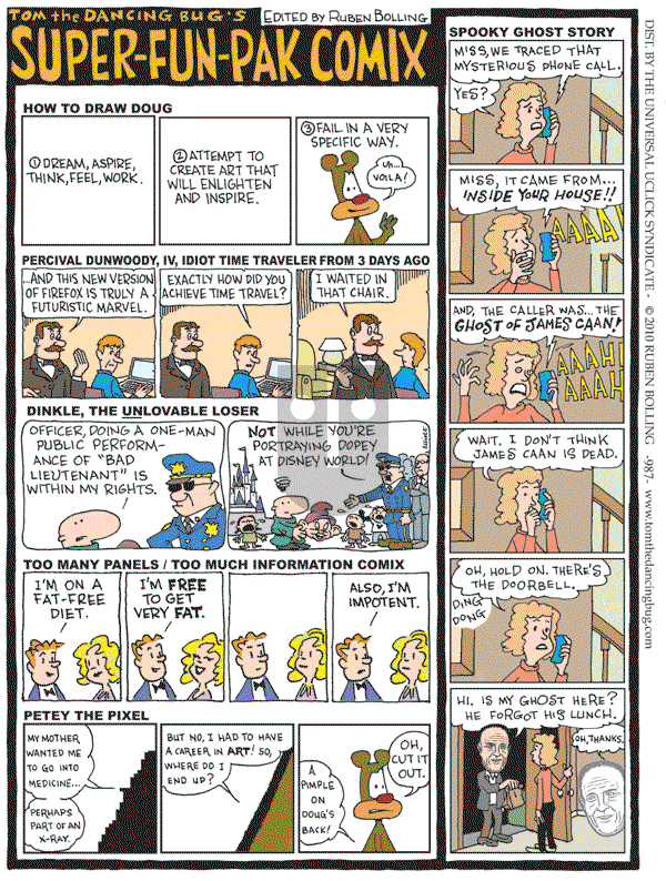 Tom the Dancing Bug on Friday May 14, 2010 Comic Strip