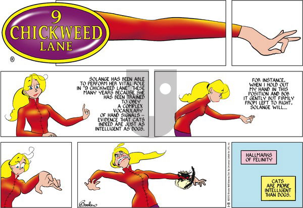 9 Chickweed Lane on Sunday January 15, 2012 Comic Strip