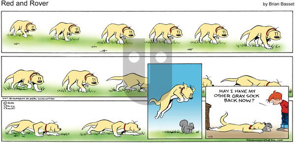 Red and Rover - Sunday April 5, 2020 Comic Strip