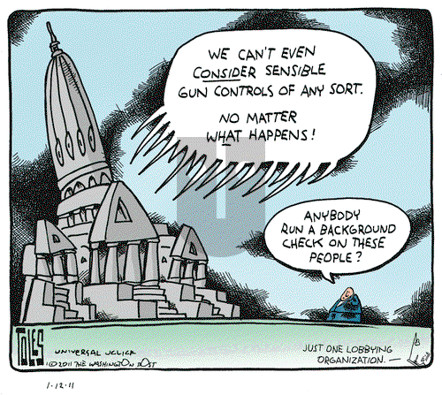Tom Toles on Wednesday January 12, 2011 Comic Strip