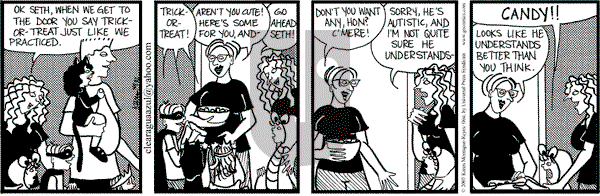 Clear Blue Water on Wednesday October 31, 2007 Comic Strip