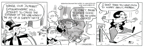 Soup to Nutz - Old on Wednesday May 26, 2004 Comic Strip