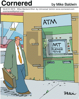 Cornered on Thursday October 22, 2015 Comic Strip