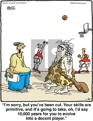 In the Bleachers on Saturday February 8, 2003 Comic Strip