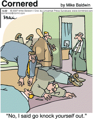 Cornered on Tuesday May 22, 2007 Comic Strip