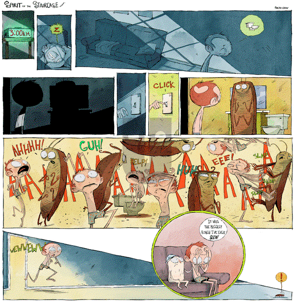 Spirit of the Staircase on Wednesday January 17, 2024 Comic Strip