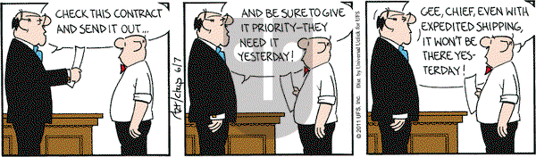 The Born Loser on Tuesday June 7, 2011 Comic Strip