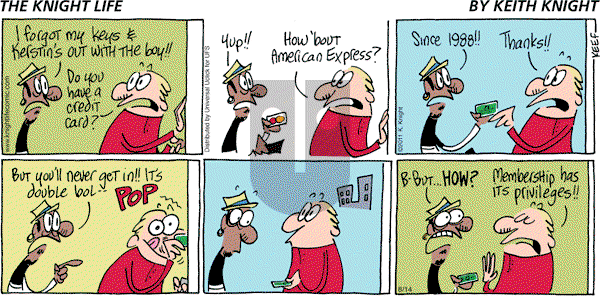 The Knight Life on Sunday August 14, 2011 Comic Strip