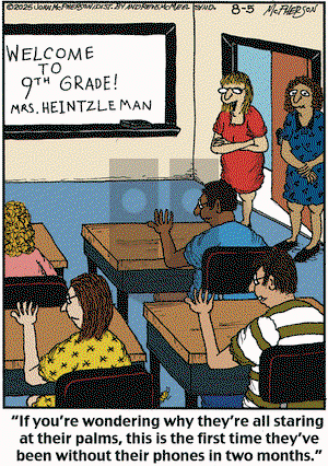 Close to Home on Tuesday August 5, 2025 Comic Strip