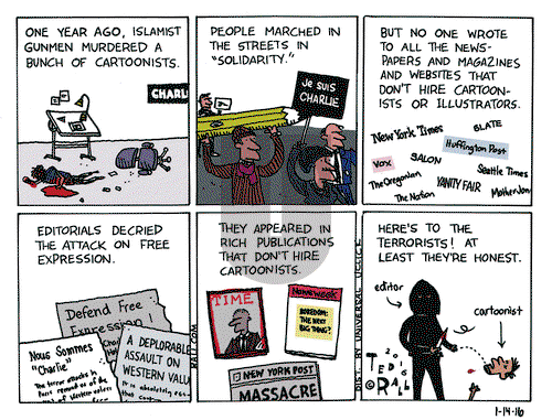 Ted Rall on Thursday January 14, 2016 Comic Strip