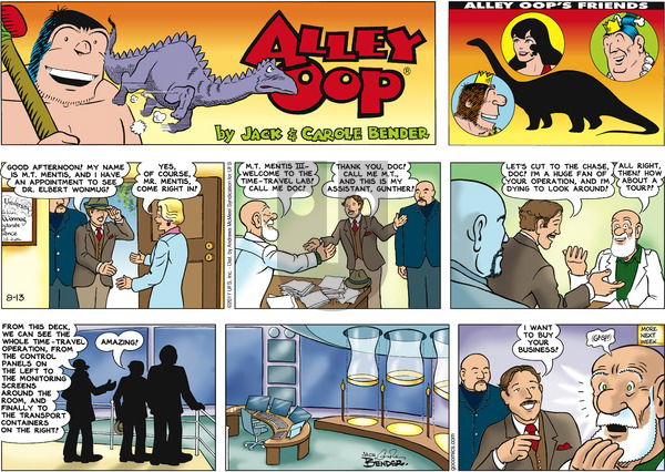 Alley Oop on Sunday August 13, 2017 Comic Strip