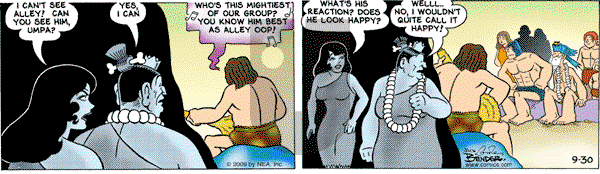Alley Oop on Wednesday September 30, 2009 Comic Strip