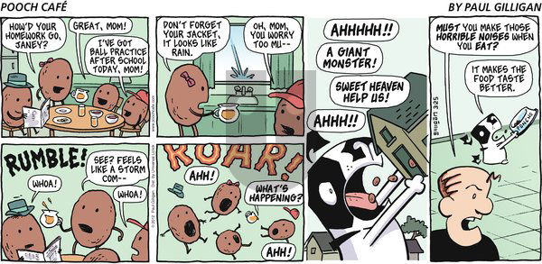 Pooch Cafe - Sunday March 25, 2012 Comic Strip
