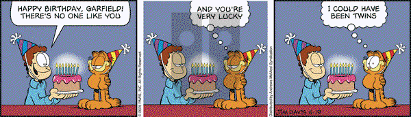 Garfield on Thursday June 19, 2025 Comic Strip